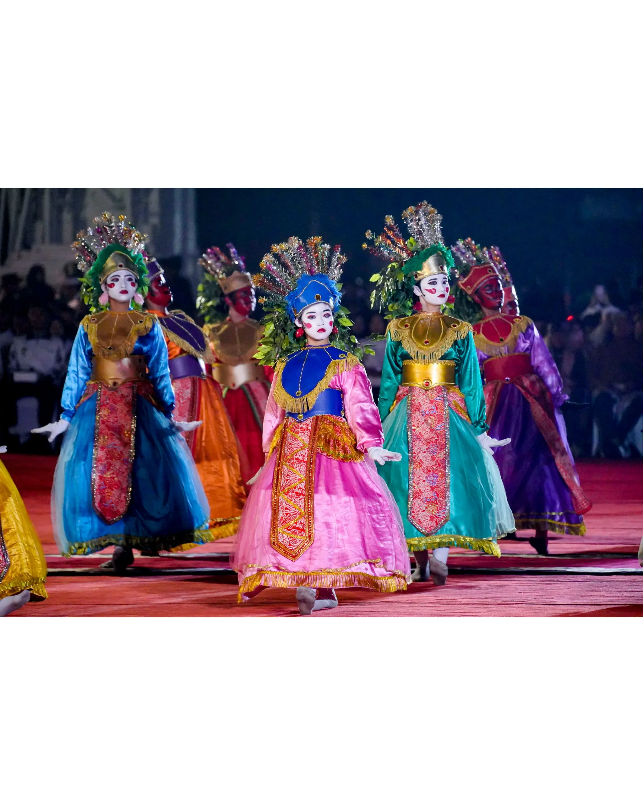 Parade peserta upacara kemerdekaan