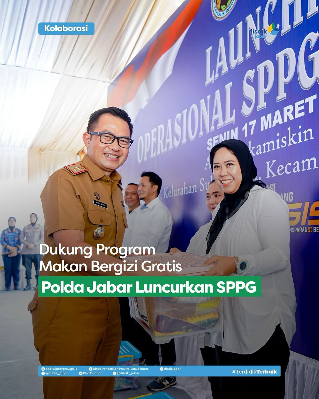 Peluncuran SPPG Polda Jabar untuk Program Makan Bergizi Gratis